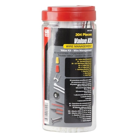 Gardner Bender Gardner Bender Wire Management Electrical Kit 304 pk EVK-003